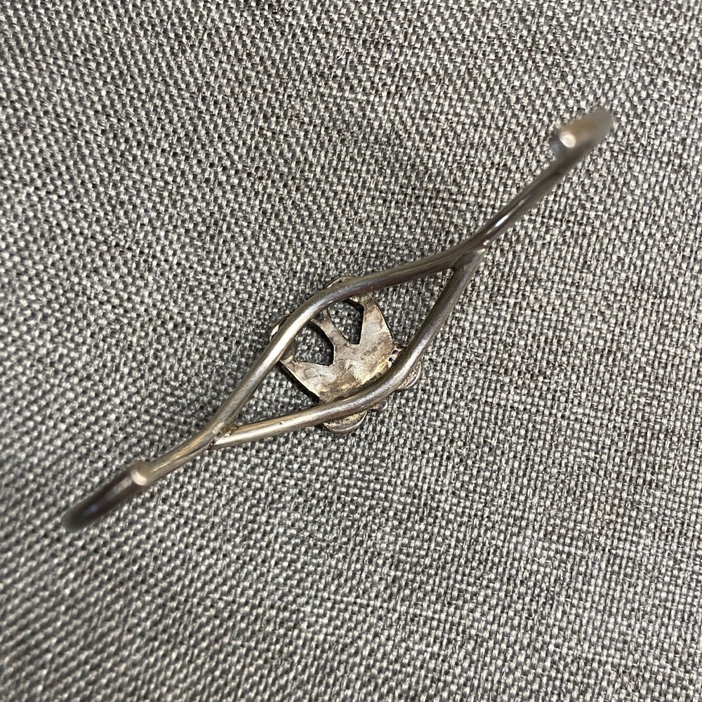 Zuni Vintage Sterling Silver Butterfly Bracelet - Picture 4 of 6